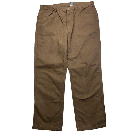 Berne Pants Washed Duck Carpenter Pant Relaxed Fit Utility pockets 38x30 New - Picture 1 of 9